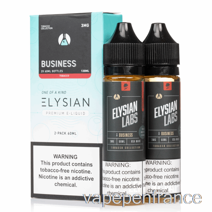 Entreprise - Laboratoires Elysian - Stylo Vape 120 Ml 6 Mg